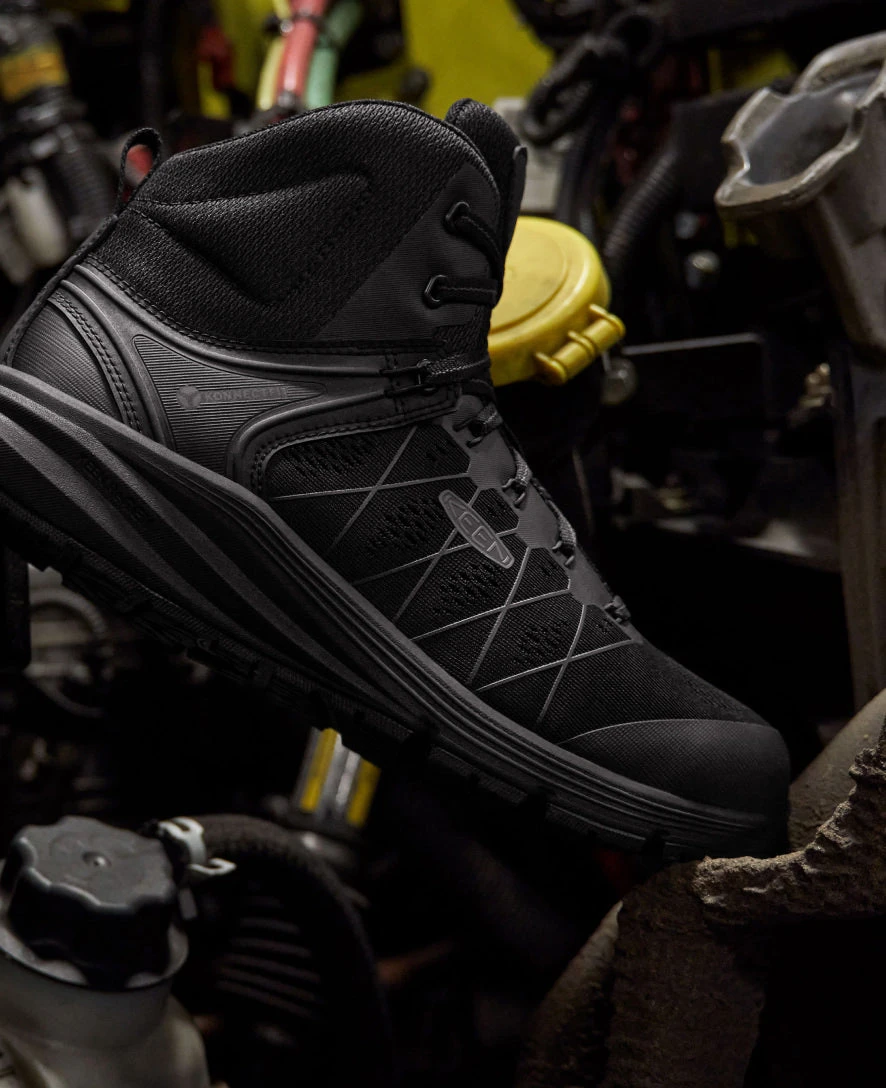 Keen Men's Vista Energy Mid (Carbon-Fiber Toe) | Black/Raven - Image 7