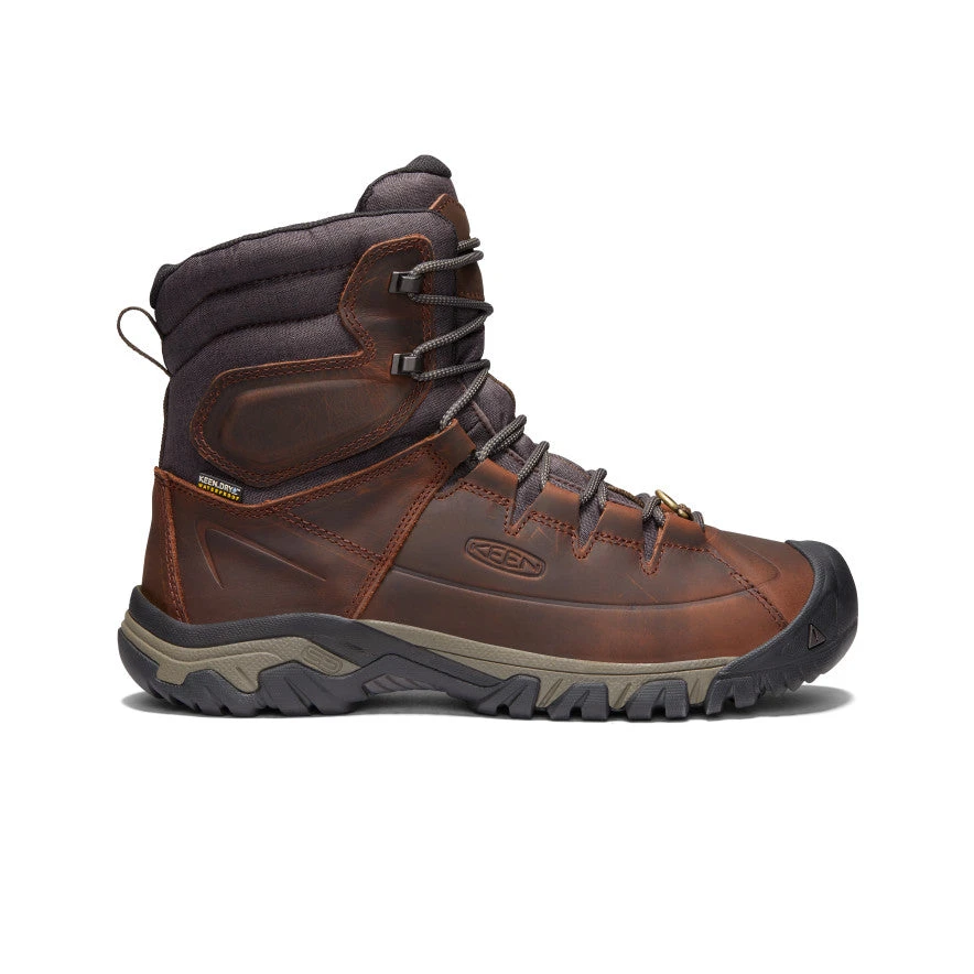 Keen Men's Targhee High Lace Waterproof Boot | Cocoa/Mulch