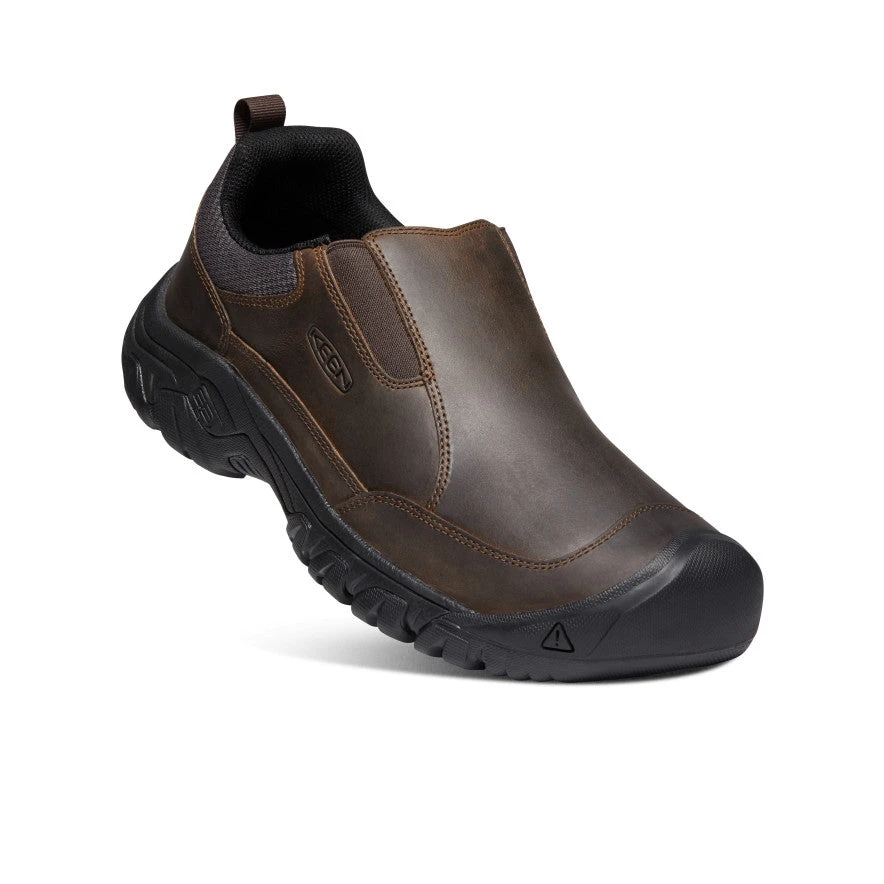 Keen Men's Targhee III Wide Slip-On | Dark Earth/Mulch - Image 3
