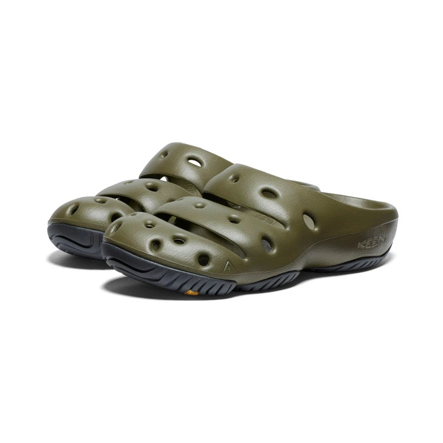 Keen Men's Yogui Clog | Dark Olive/Dark Olive - Image 2