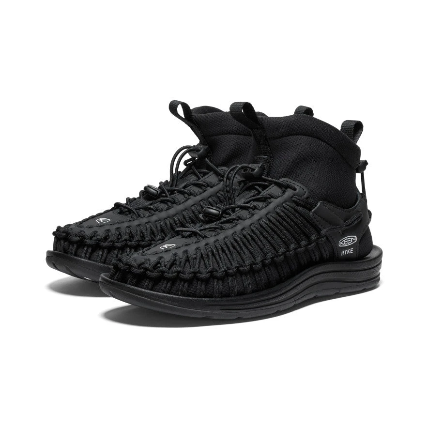Keen Men's UNEEK High Top X HYKE | Hyke Black - Image 2
