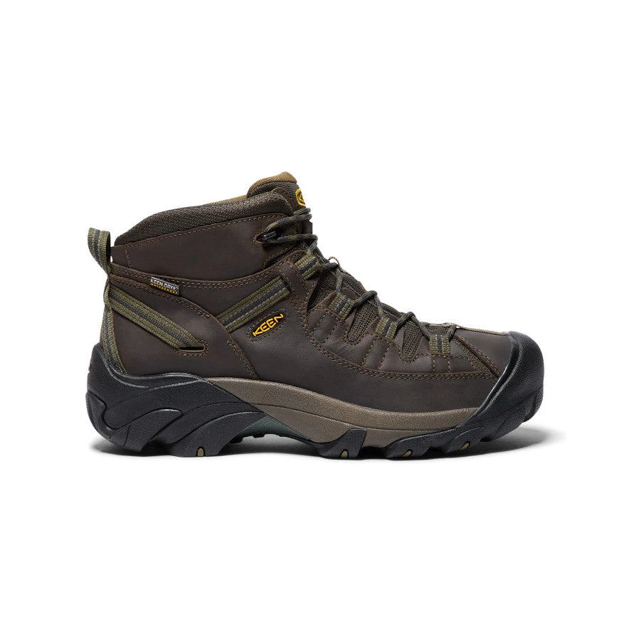 Keen Men's Targhee II Mid Waterproof Hiking Boots | Canteen/Dark Olive