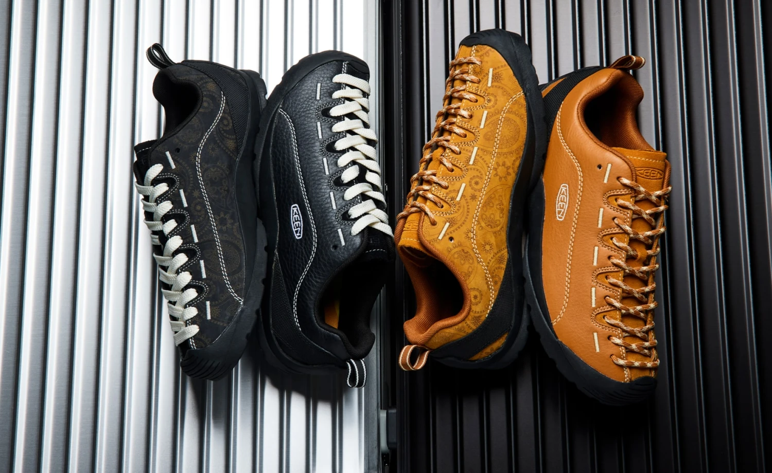 Keen Men's Jasper Sneaker X THC | Nighttime Paisley - Image 8