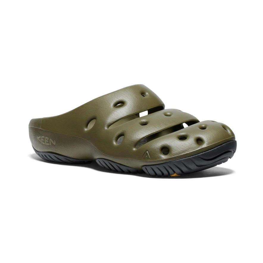 Keen Men's Yogui Clog | Dark Olive/Dark Olive - Image 3