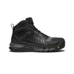 Keen Men's Kansas City Waterproof Mid (Carbon-Fiber Toe) | Black/Gun Metal