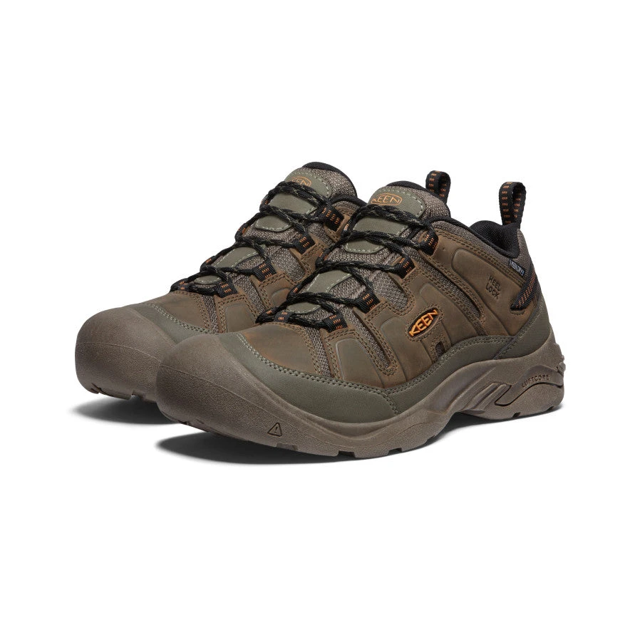 Keen Men's Circadia Waterproof Shoe | Canteen/Curry - Image 2