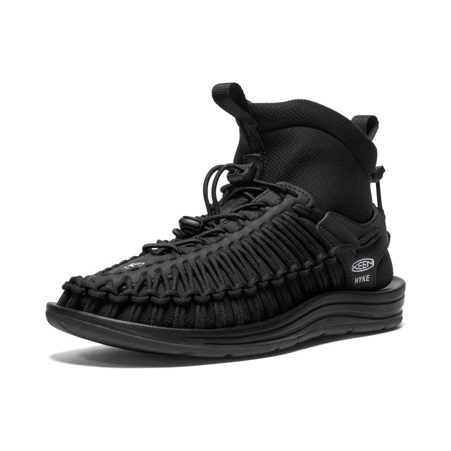 Keen Men's UNEEK High Top X HYKE | Hyke Black - Image 3