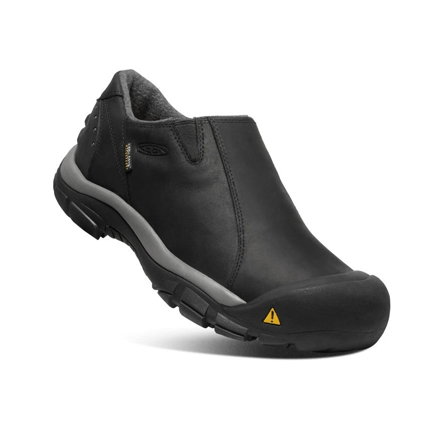 Keen Men's Brixen Waterproof Low | Black/Gargoyle - Image 3