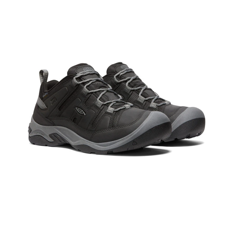 Keen Men's Circadia Waterproof Shoe | Black/Steel Grey - Image 2