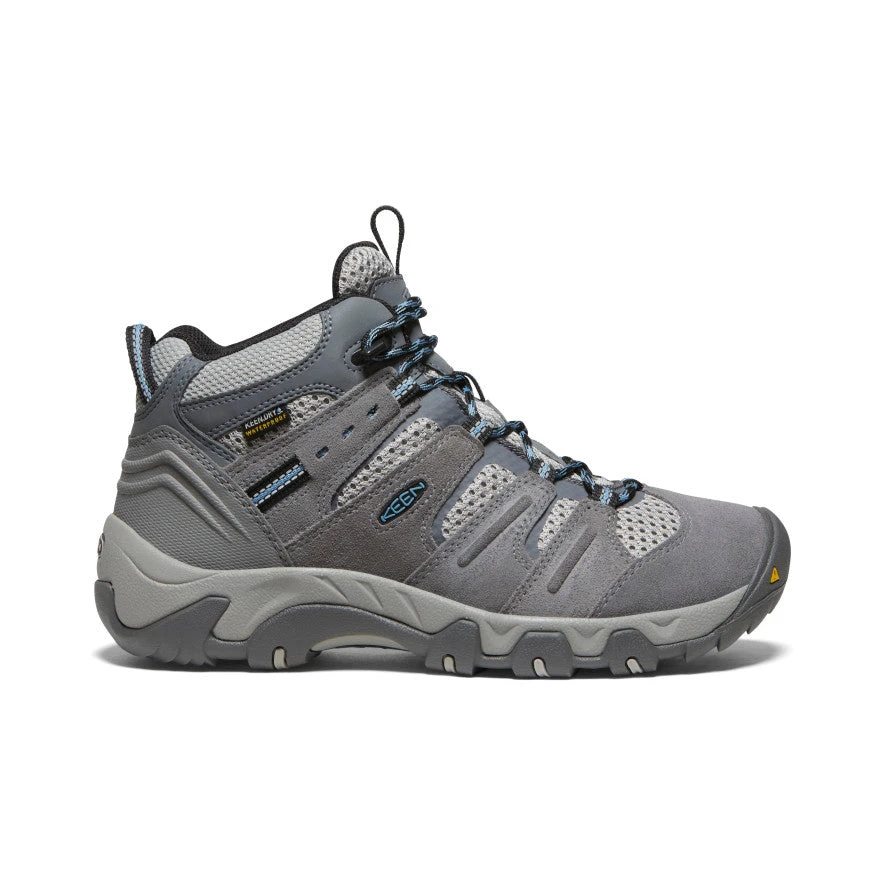 Keen Women's Headout Waterproof Hiking Boot | Steel Grey/Blue Heaven
