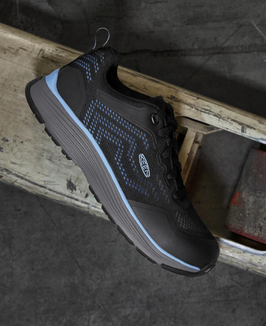 Keen Women's Sparta 2 (Aluminum Toe) | Airy Blue/Black - Image 6