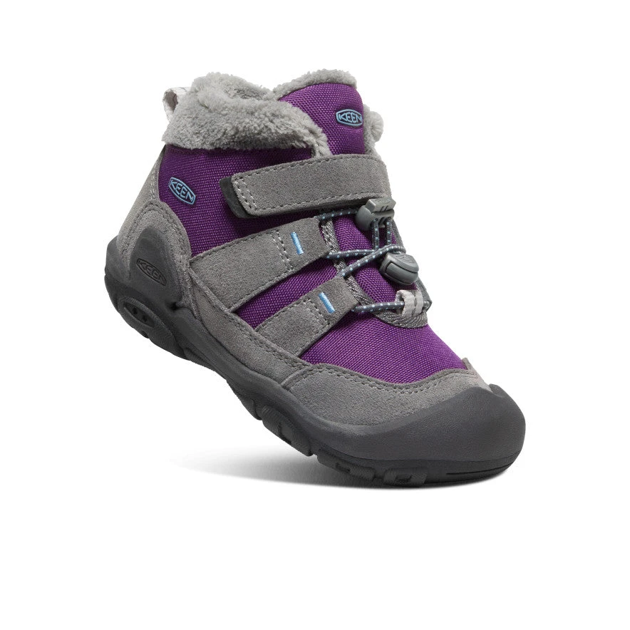 Keen Little Kids' Knotch Chukka | Steel Grey/Charisma - Image 3