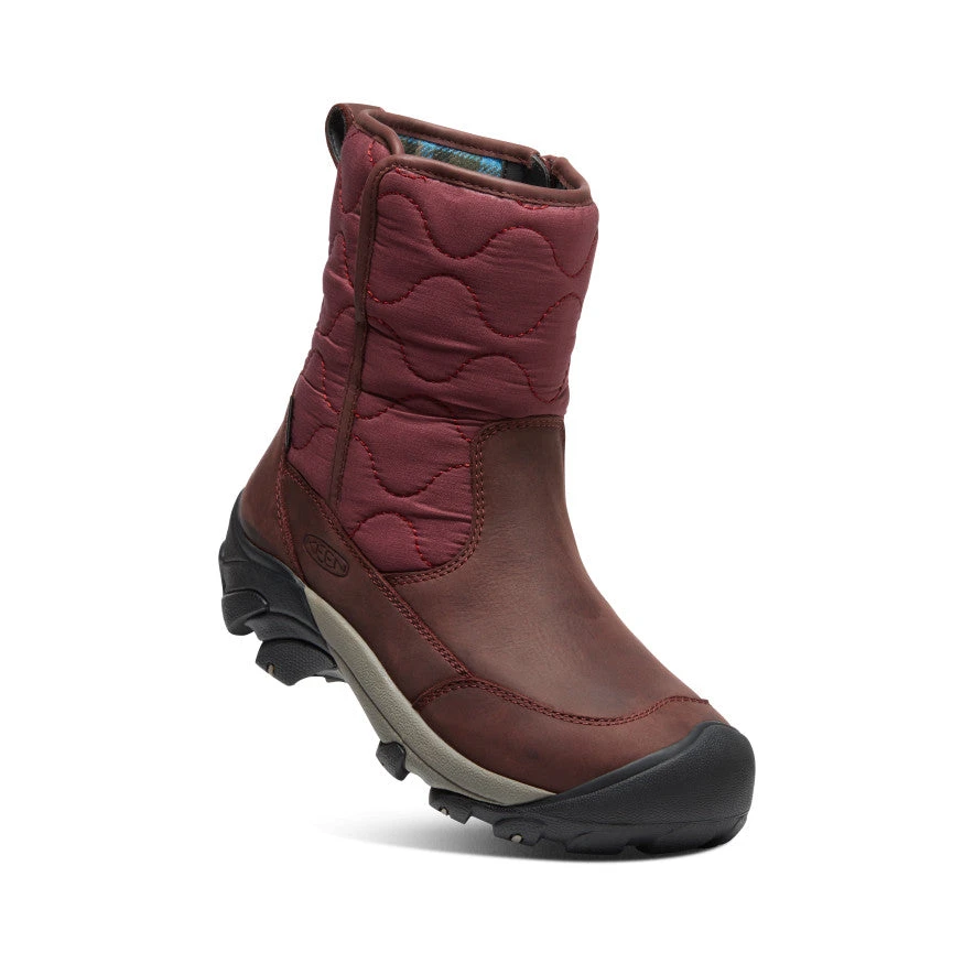 Keen Women's Betty Waterproof Pull-On Boot | Burgundy/Black - Image 3