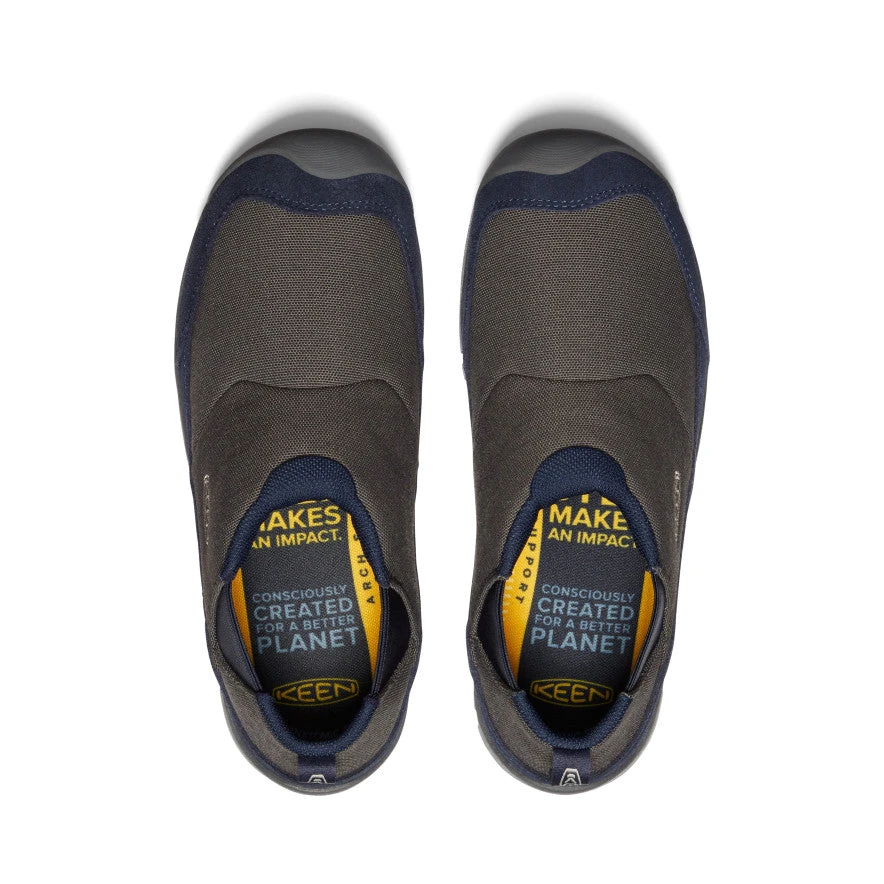 Keen Men's Hoodcamp Slip-On | Black Olive/Sky Captain - Image 4