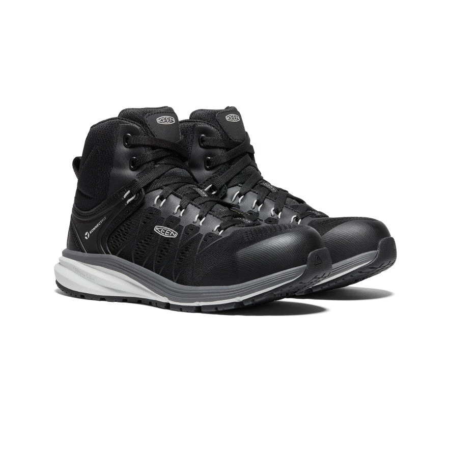 Keen Women's Vista Energy Mid (Carbon-Fiber Toe) | Vapor/Black - Image 2