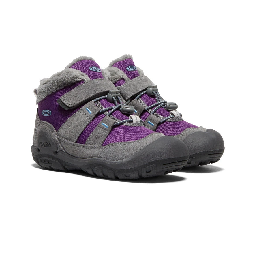 Keen Little Kids' Knotch Chukka | Steel Grey/Charisma - Image 2