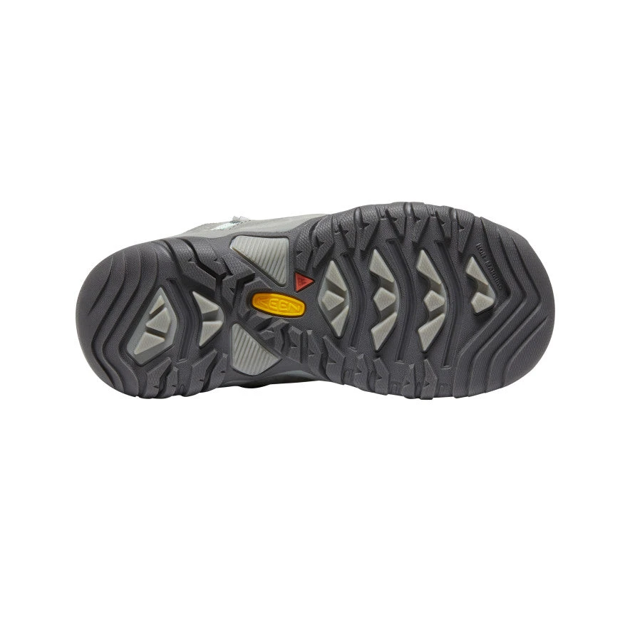 Keen Big Kids' Ridge Flex Waterproof Boot | Grey/Blue Tint - Image 4