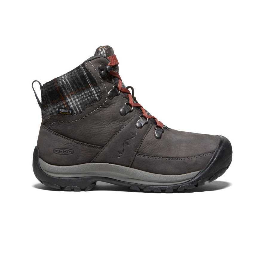 Keen Women's Kaci III Winter Waterproof Boot | Magnet/Black Plaid