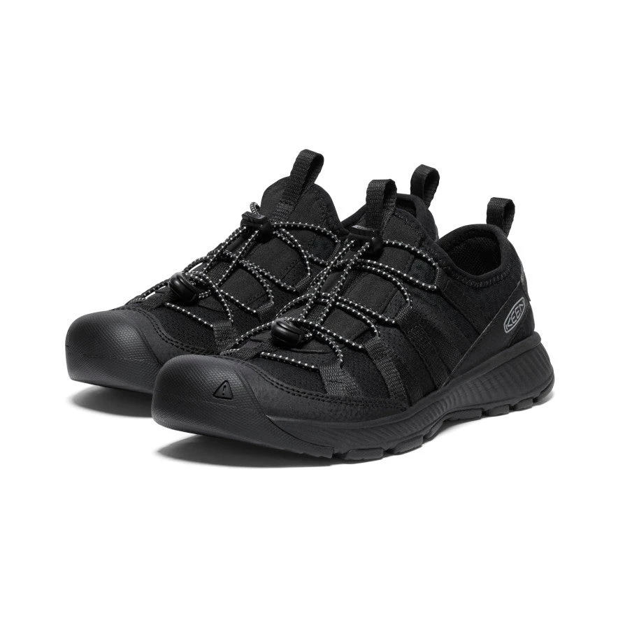 Keen Big Kids' Motozoa Sneaker | Black/Black - Image 2