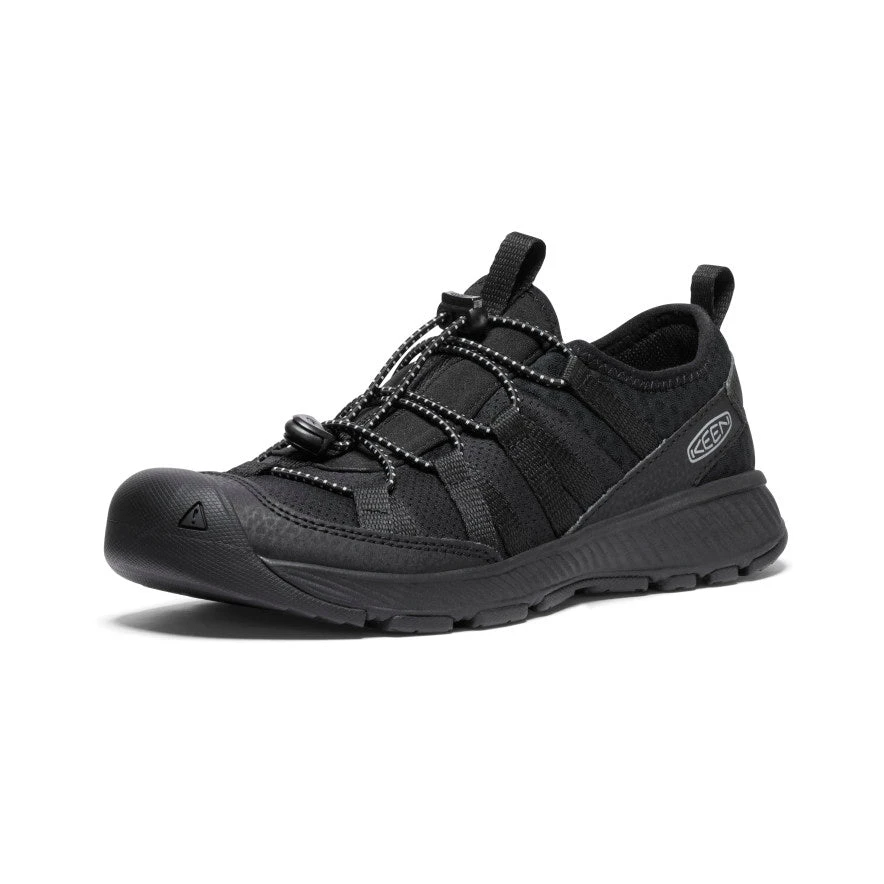 Keen Big Kids' Motozoa Sneaker | Black/Black - Image 3
