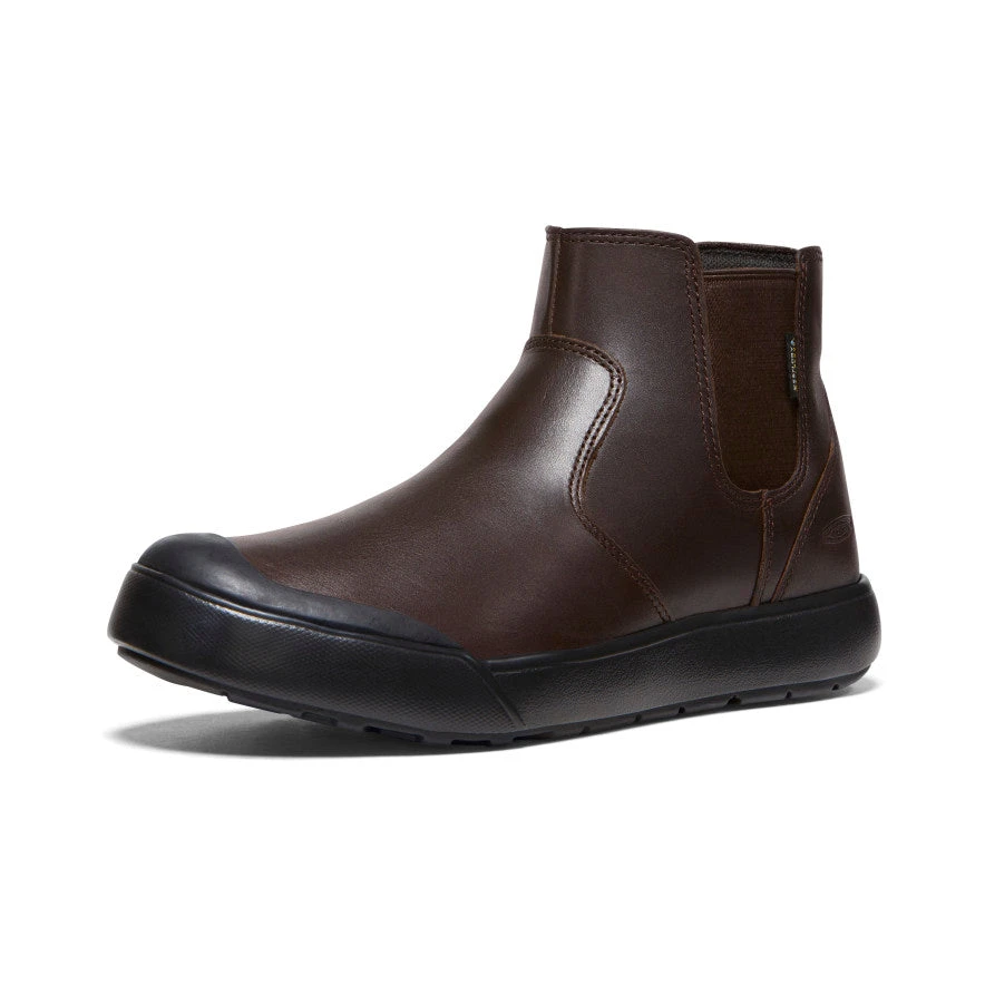 Keen Women's Elena Waterproof Chelsea | Bison/Black - Image 3