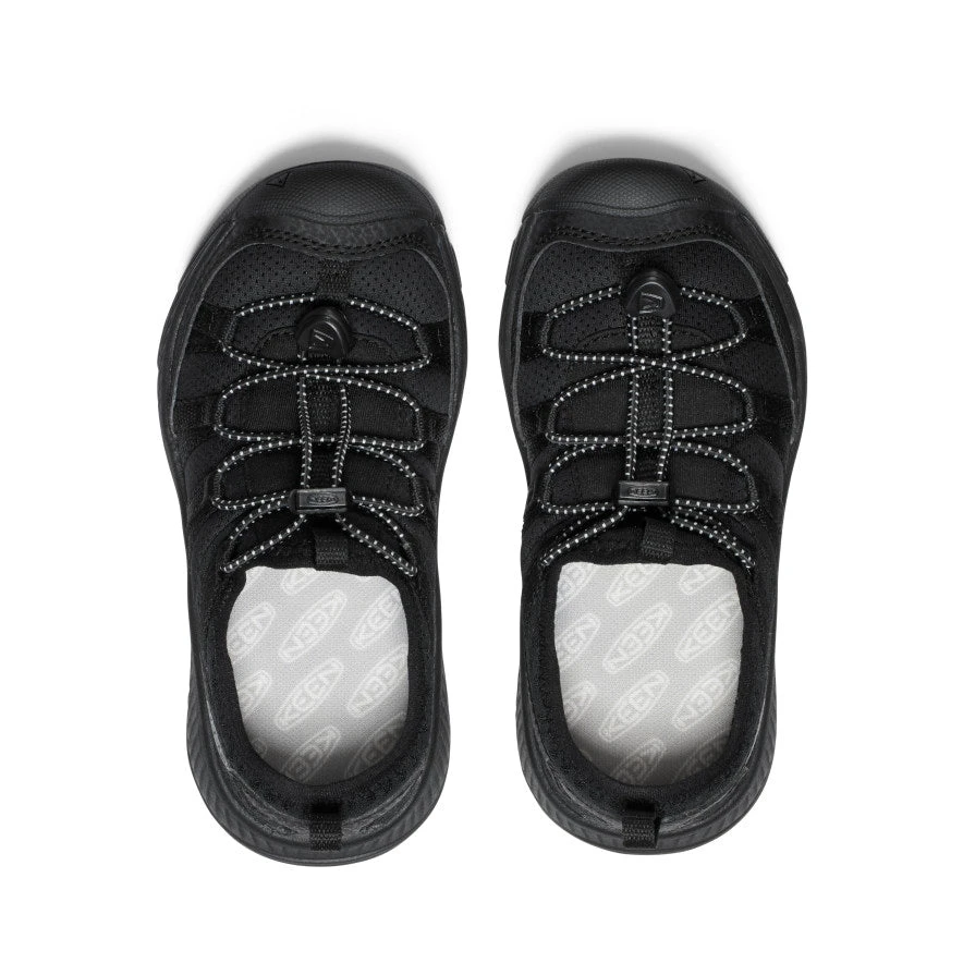 Keen Little Kids' Motozoa Sneaker | Black/Black - Image 4