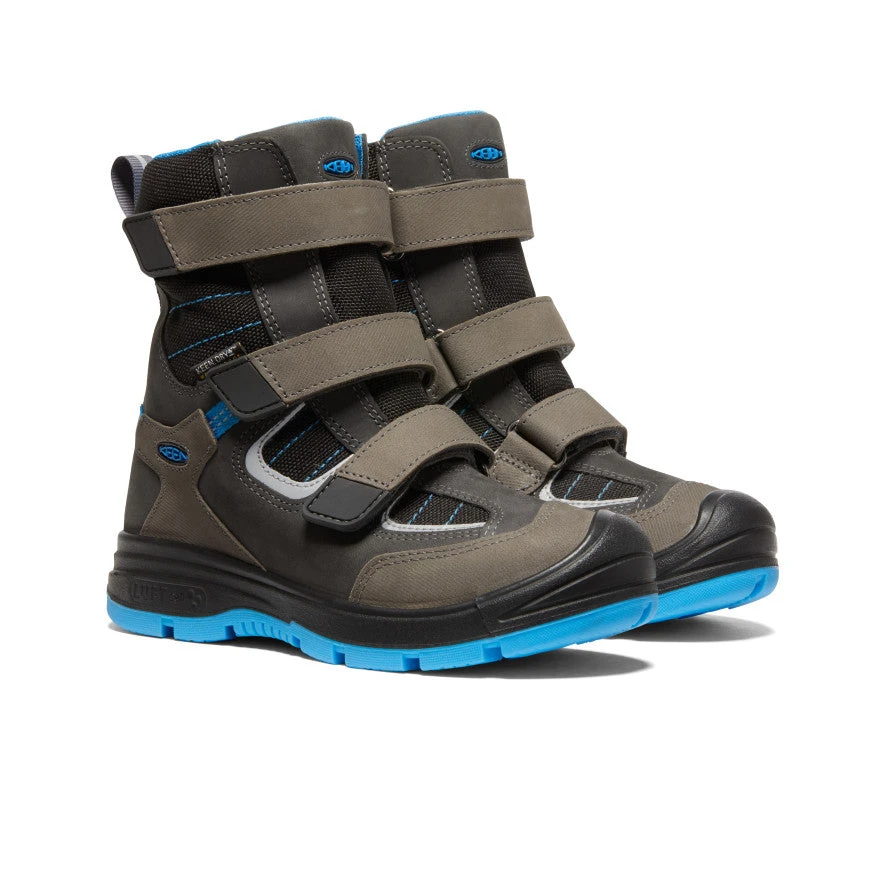 Keen Big Kids' Redwood Winter Waterproof Boot | Raven/Magnet - Image 2