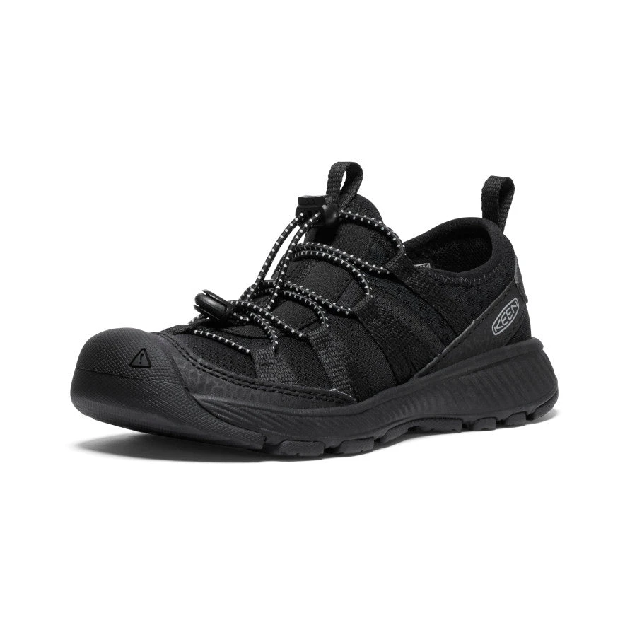 Keen Little Kids' Motozoa Sneaker | Black/Black - Image 3