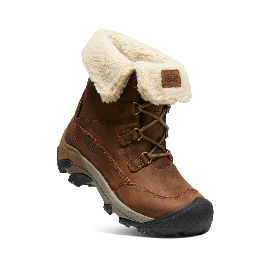 Keen Women's Betty Waterproof Short Boot | Brown/Shitake - Image 3